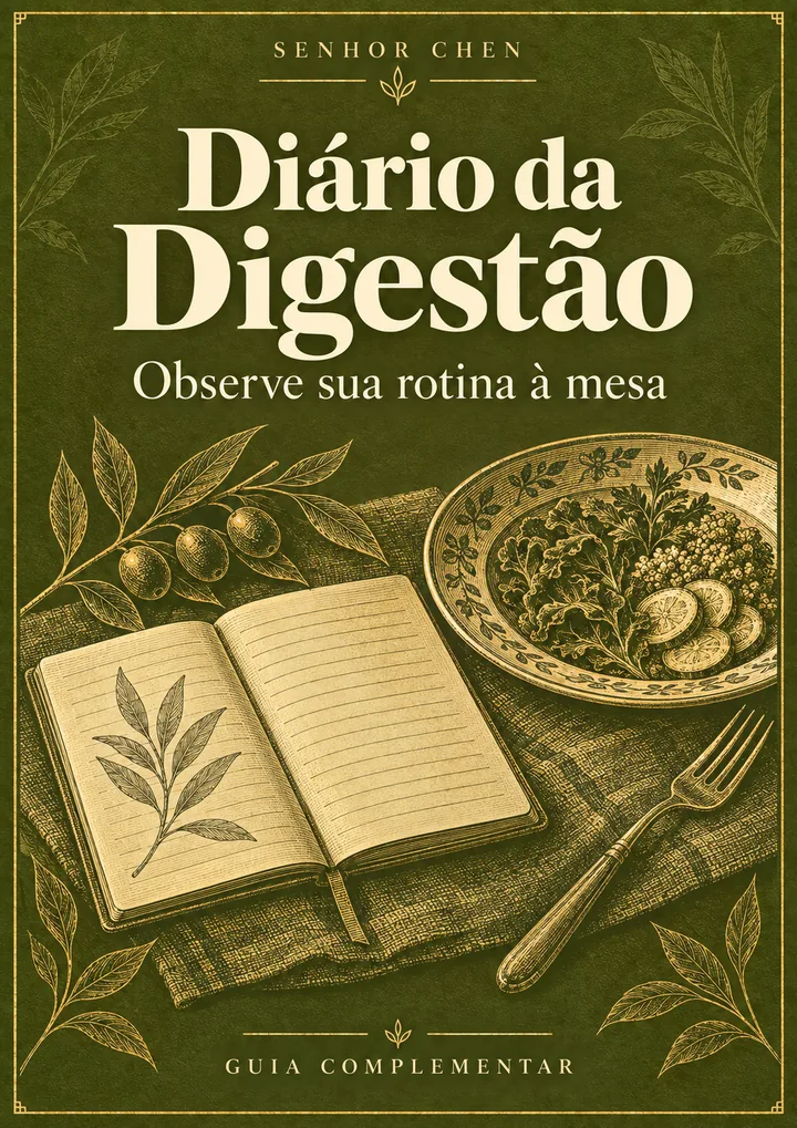 Arte de capa do guia Diário da Digestão