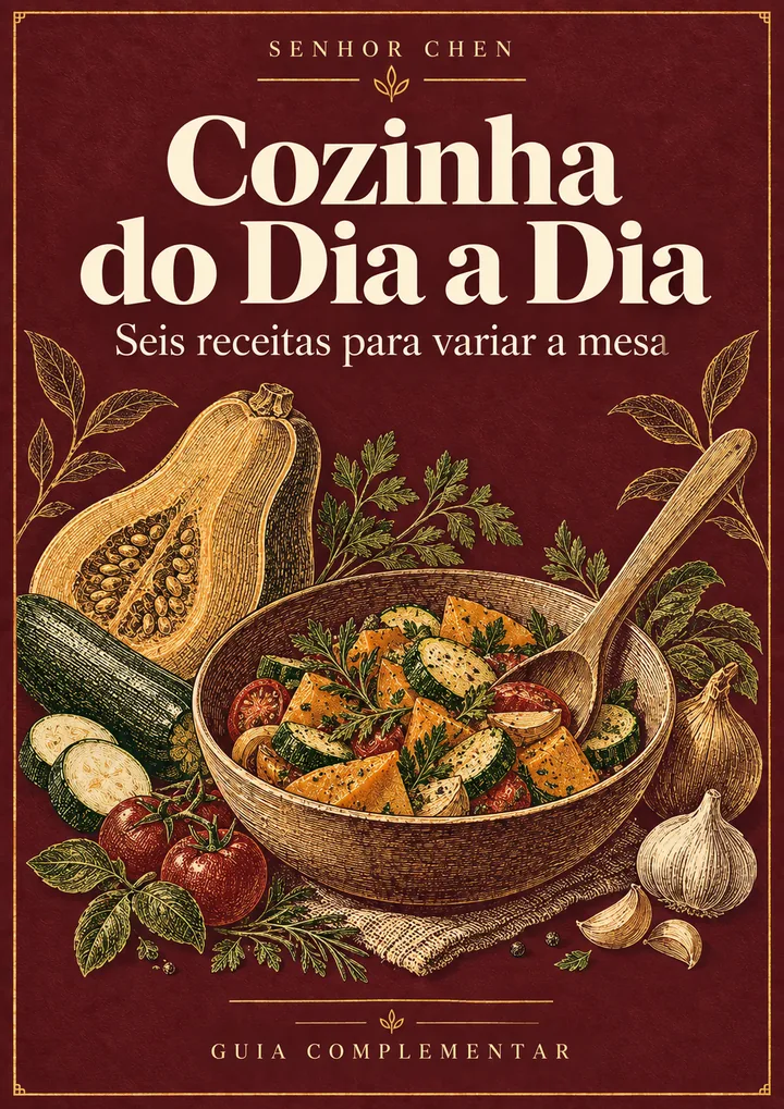 Arte de capa do guia Cozinha do Dia a Dia
