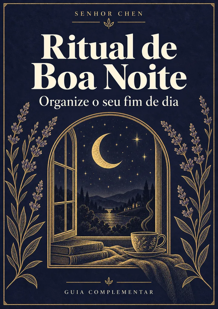 Arte de capa do guia Ritual de Boa Noite